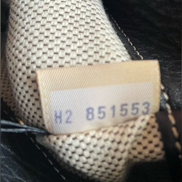 Dooney & Bourke Monogram Logo Satchel Tote Bag Black Canvas Leather - Picture 13 of 14